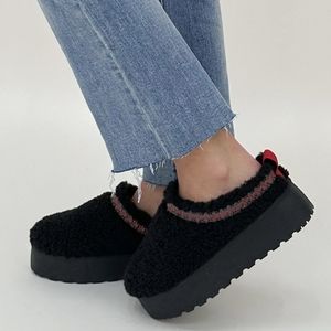 Teddy Tazz Platform Slides | Black